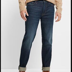 NWT Express 38x32 Slim Dark Wash Stretch Jeans